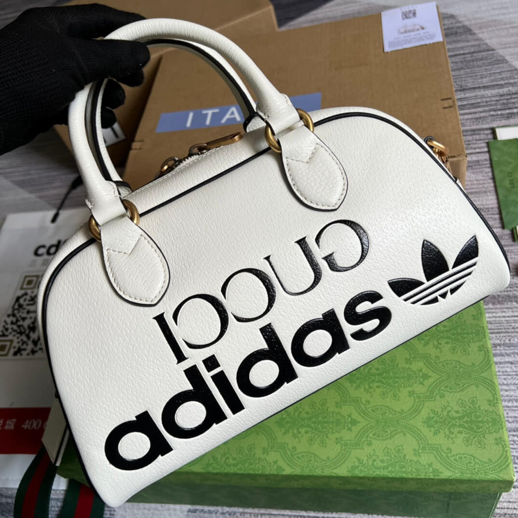 Gucci 702397 shoulder bag Handbag white adidas x GC