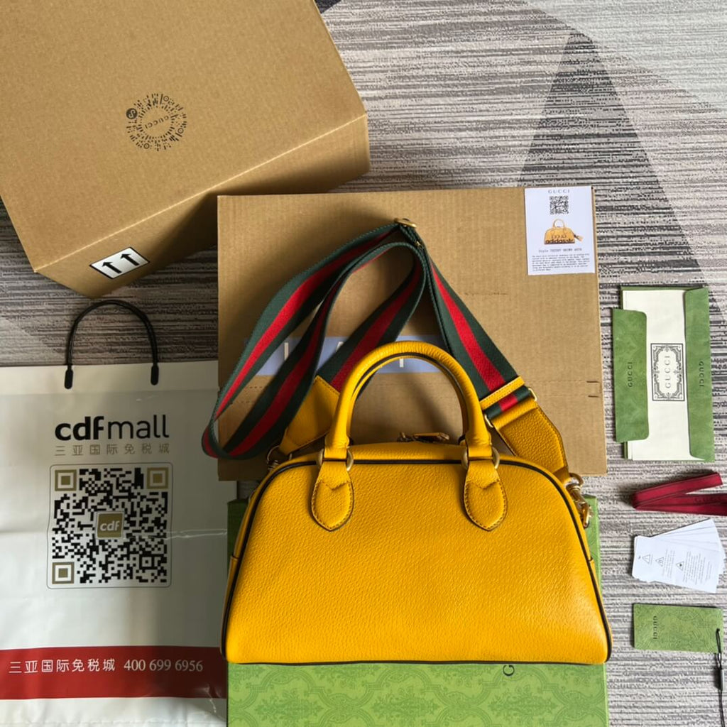 Gucci 702397 shoulder bag Handbag yellow adidas x