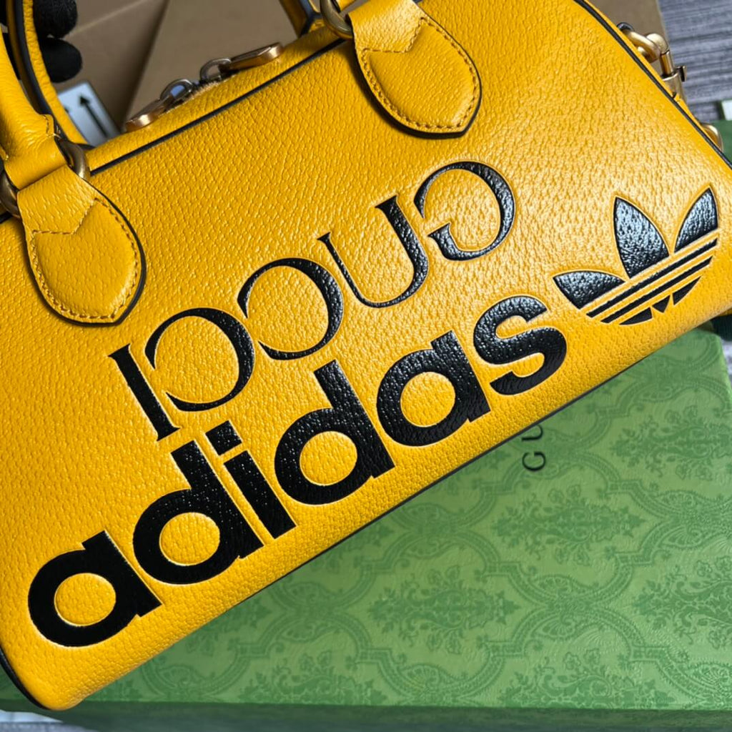 Gucci 702397 shoulder bag Handbag yellow adidas x