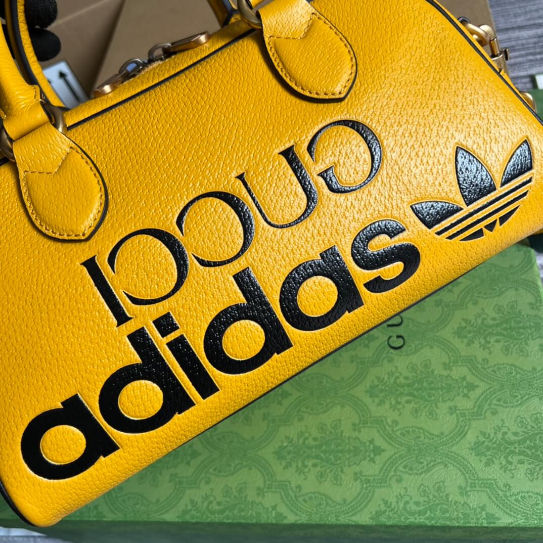 Gucci 702397 shoulder bag Handbag yellow adidas x