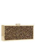 Gold Ariana Rock Crystal Hard Clutch