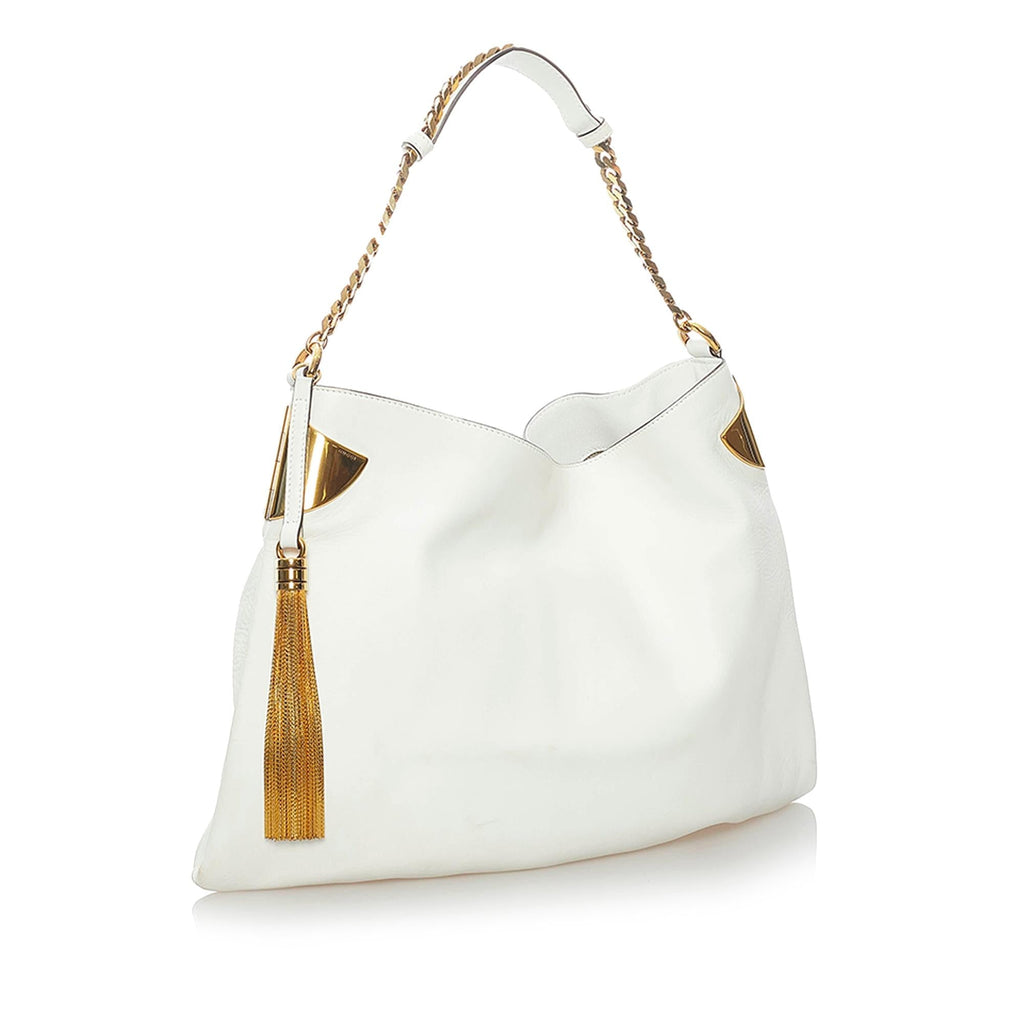 Gucci 1970 Leather Chain Hobo Bag (SHG-30869)