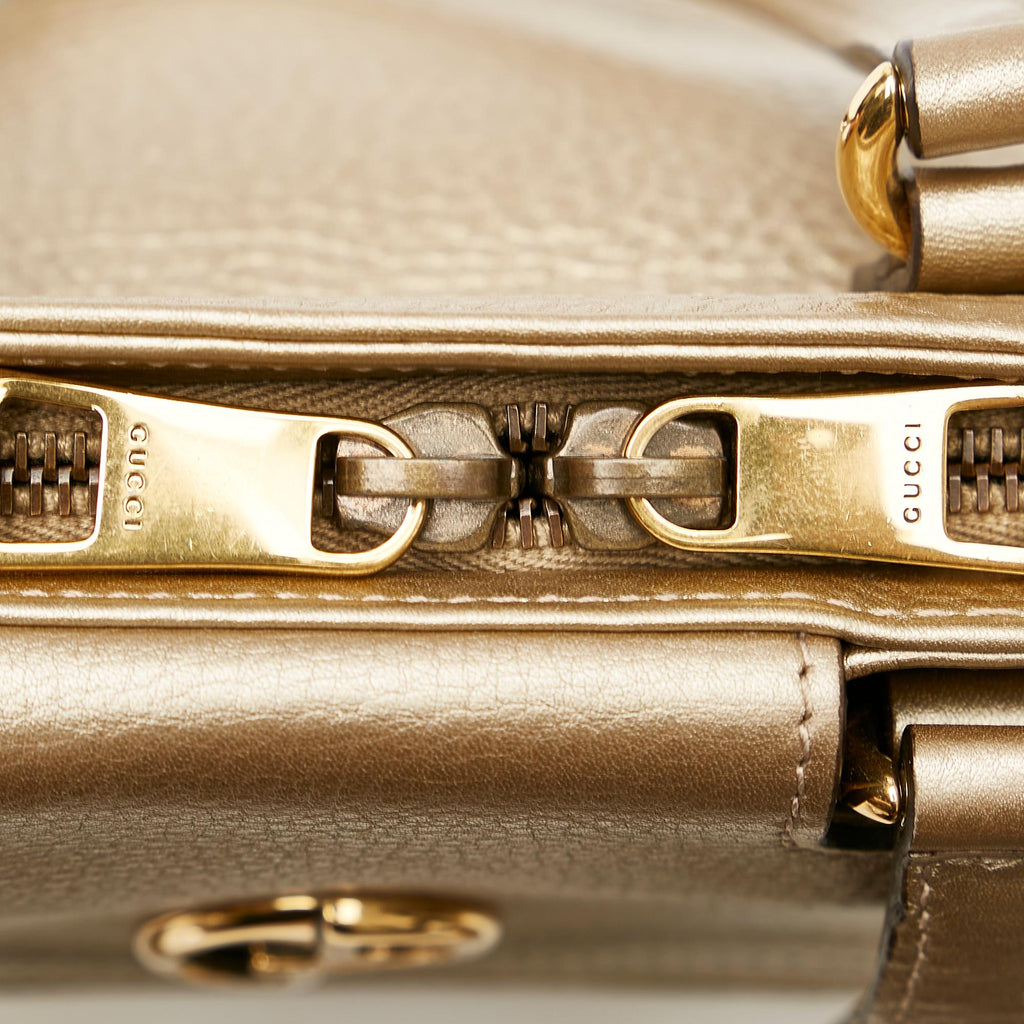 Gucci 1973 Leather Handbag (SHG-24397)