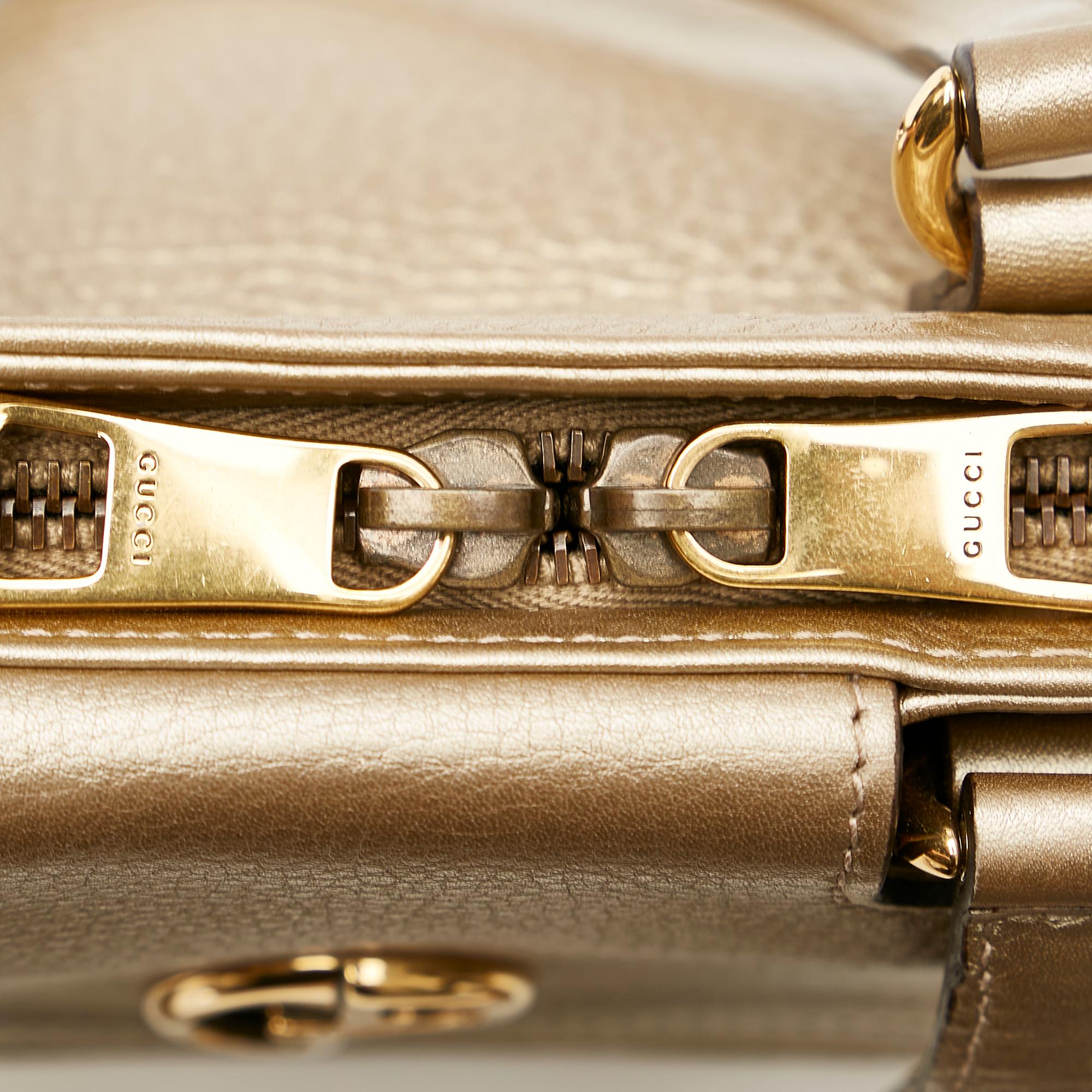 Gucci 1973 Leather Handbag (SHG-24397)