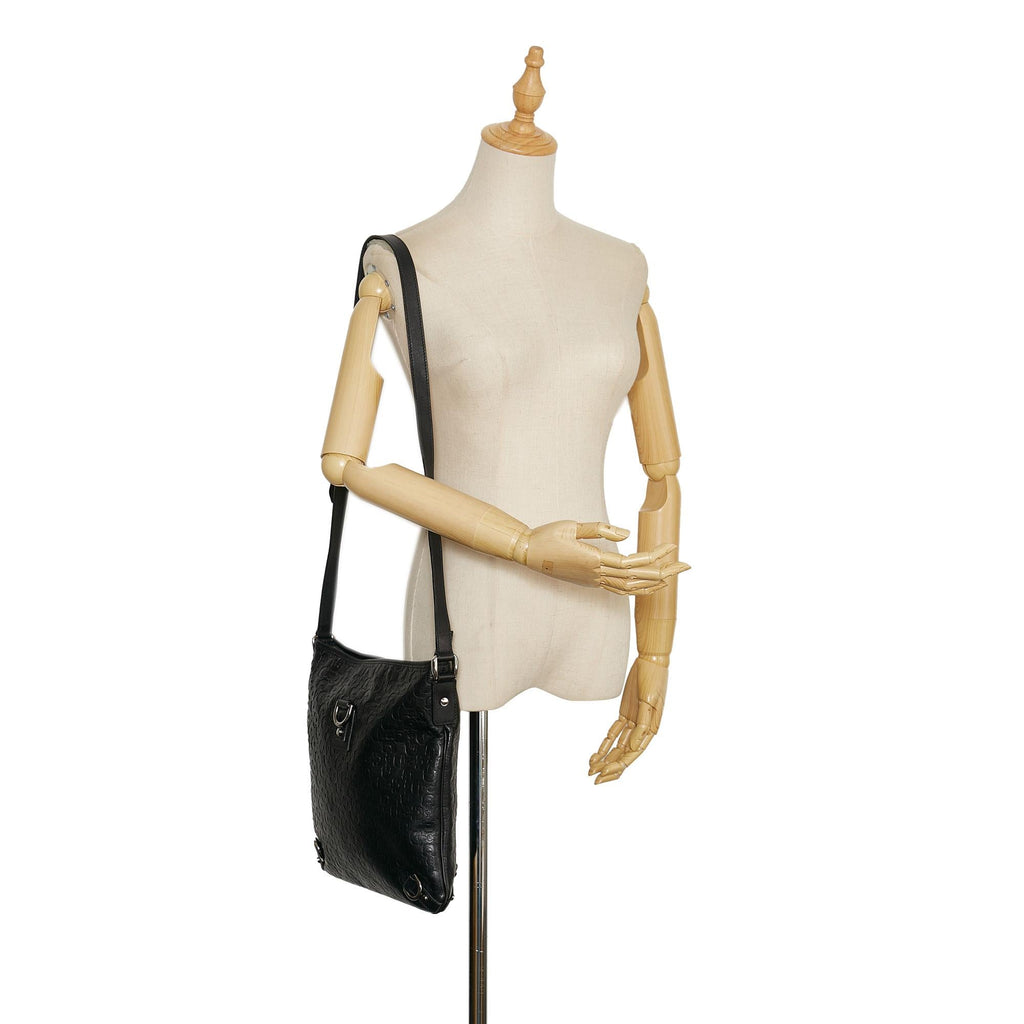 Gucci Abbey D-Ring Embossed  Horsebit Crossbody (SHG-35354)