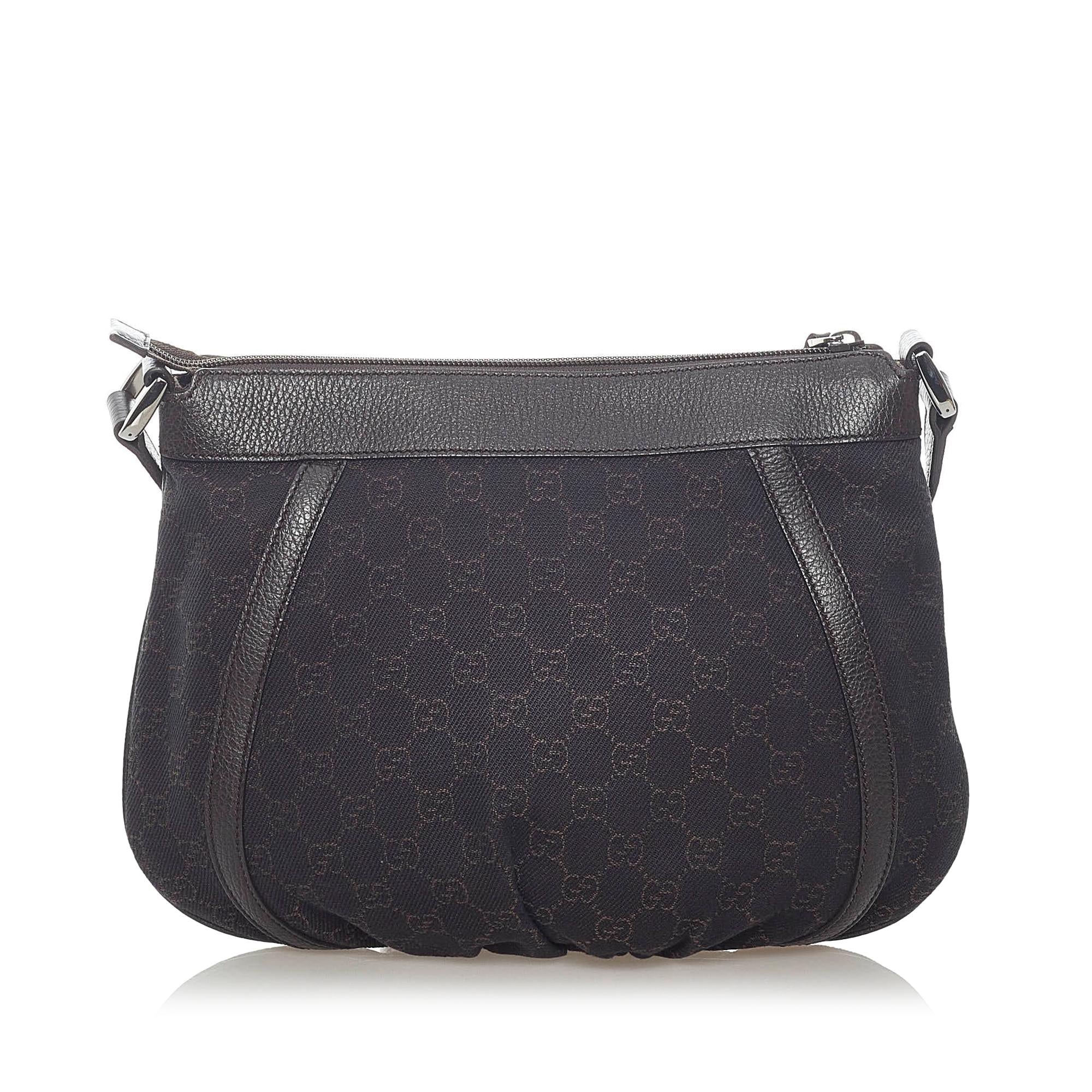 Gucci Abbey D-Ring Gucci Canvas Crossbody Bag (SHG-32956)