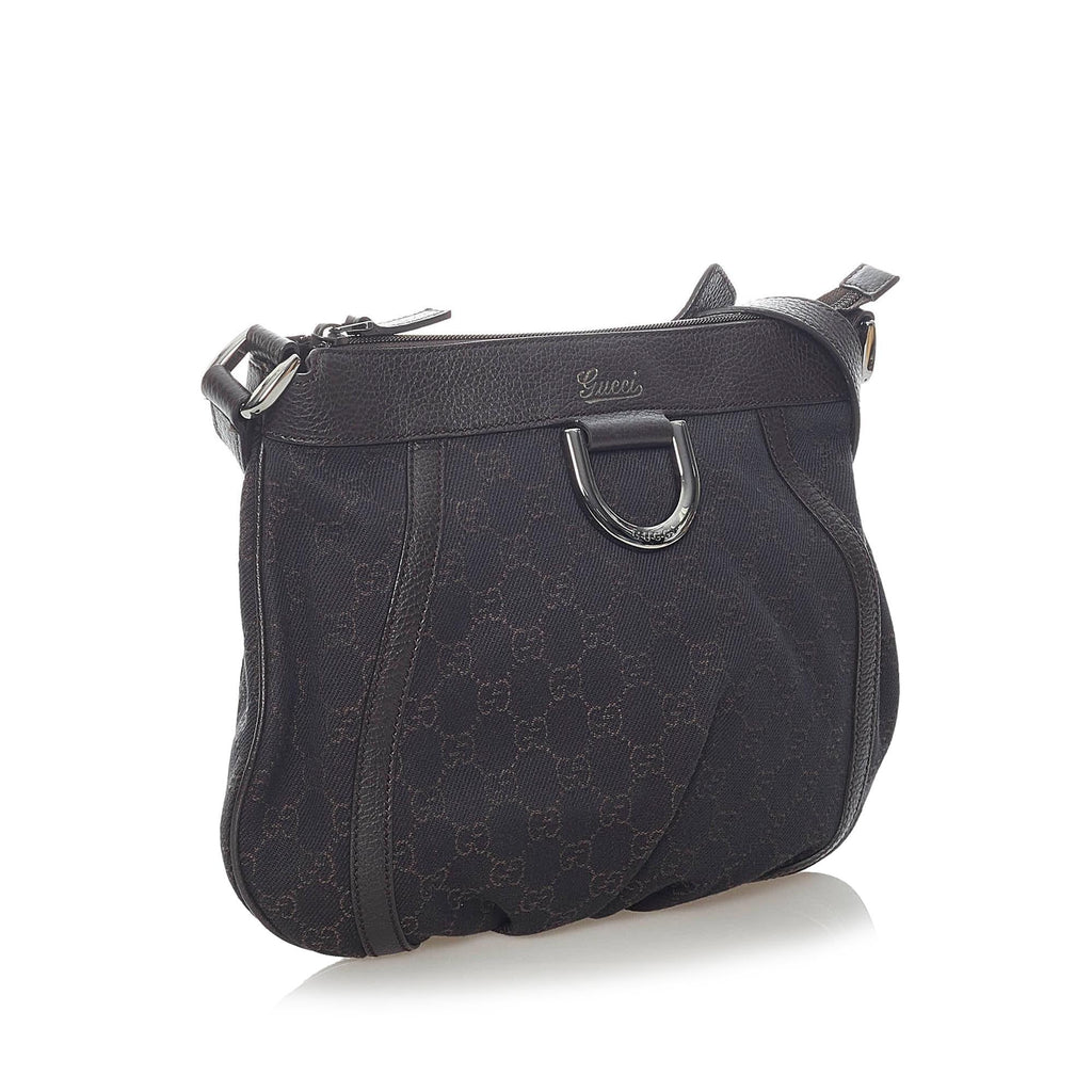 Gucci Abbey D-Ring Gucci Canvas Crossbody Bag (SHG-32956)