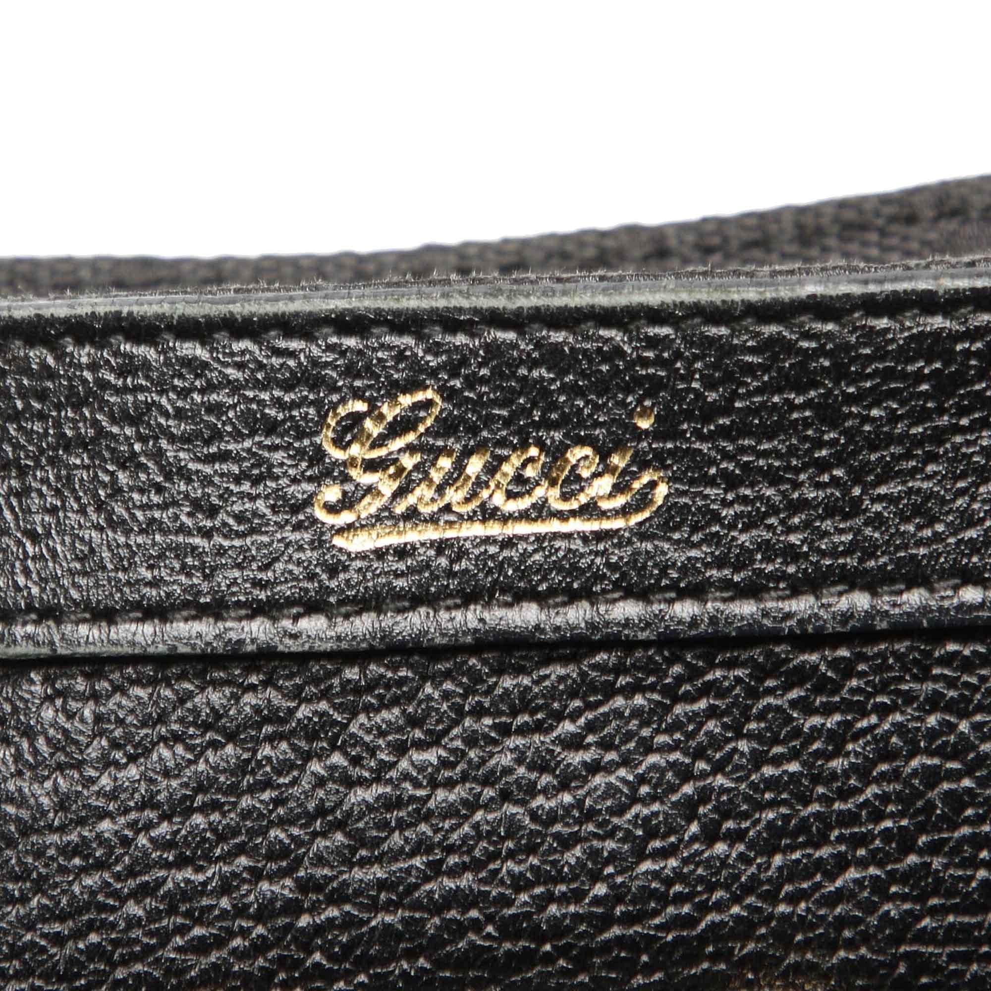 Gucci Abbey-D Ring Leather Handbag (SHG-22400)