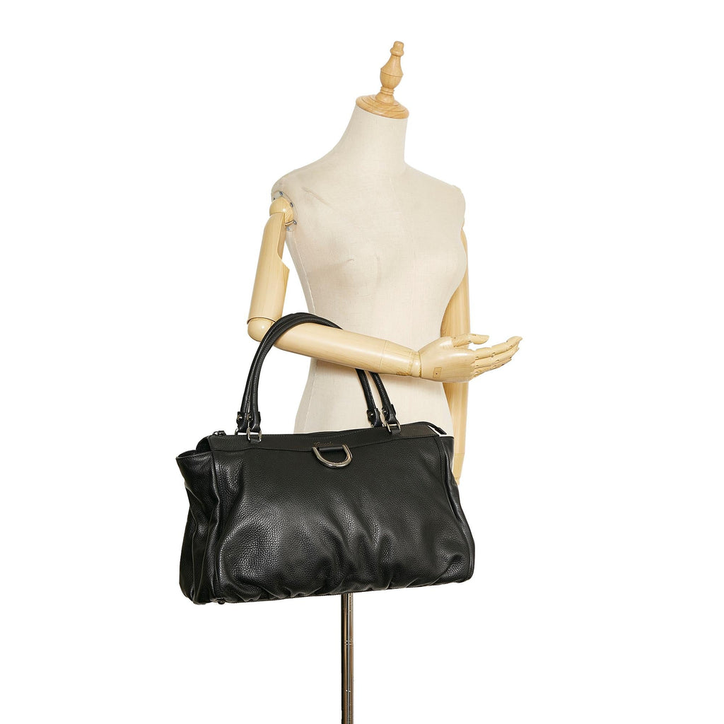 Gucci Abbey D-Ring Leather Handbag (SHG-ZhBXOb)