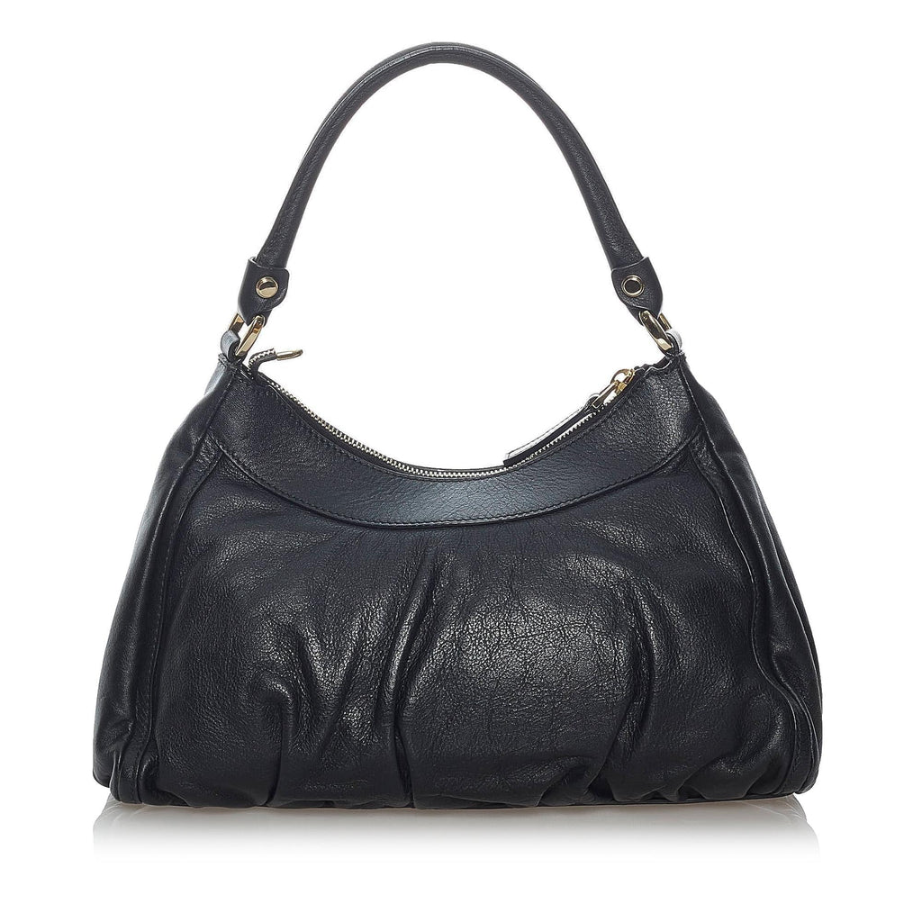 Gucci Abbey D-Ring Leather Shoulder Bag (SHG-30694)