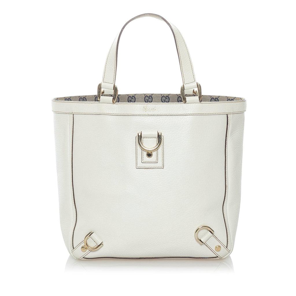 Gucci Abbey-D Ring Leather Tote (SHG-32869)