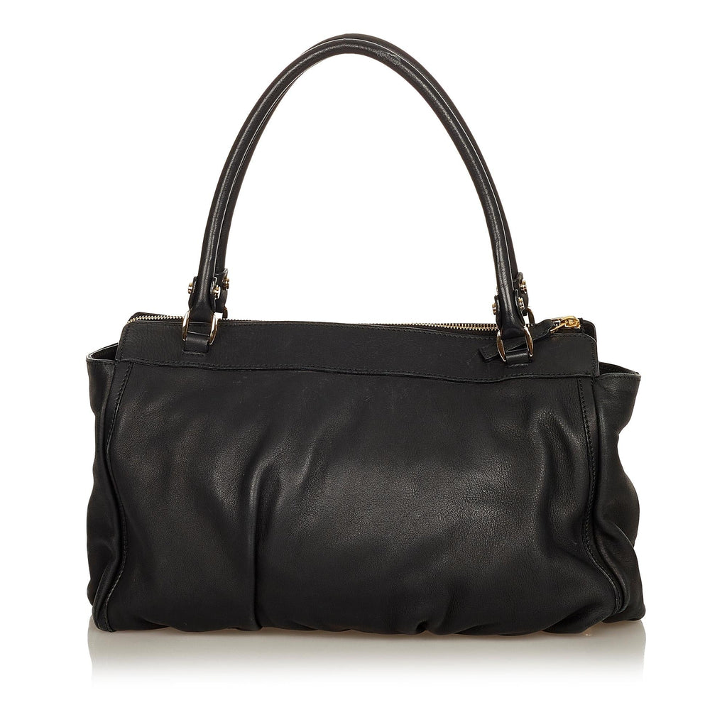 Gucci Abbey D-ring Leather Shoulder Bag (SHG-31845)
