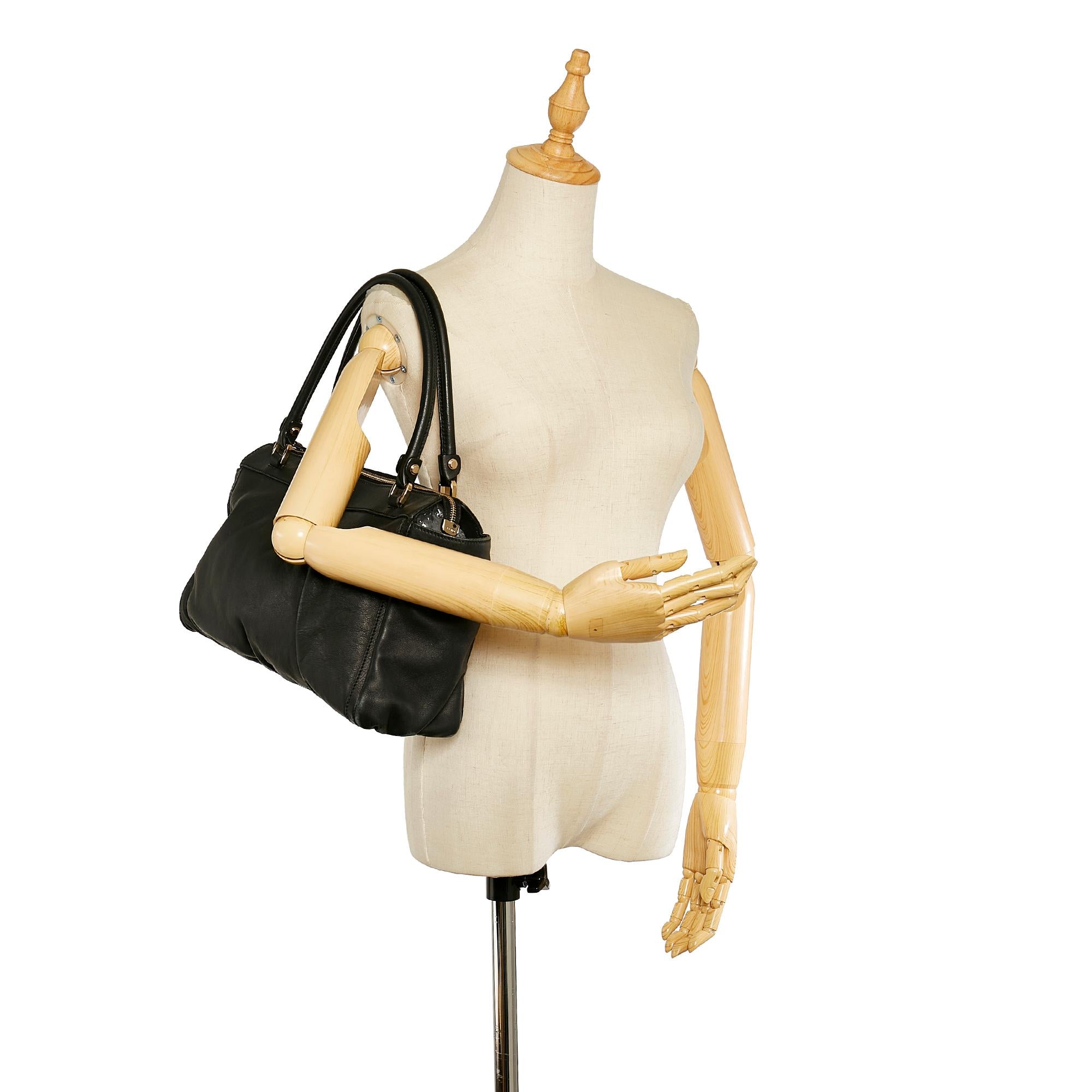 Gucci Abbey D-ring Leather Shoulder Bag (SHG-31845)