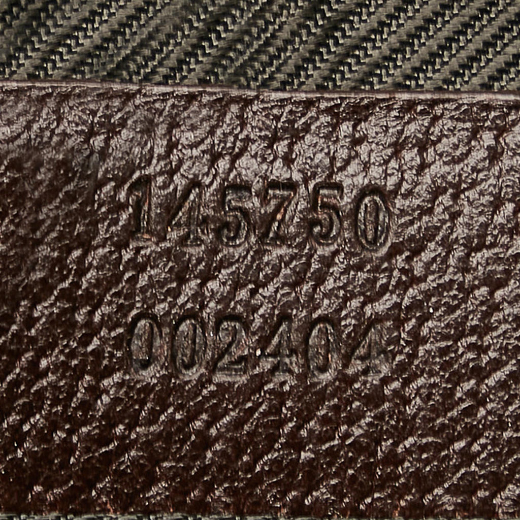 Gucci Abbey Gucci Canvas Baguette (SHG-28686)