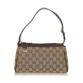 Gucci Abbey Gucci Canvas Baguette (SHG-28686)