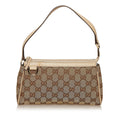 Gucci Abbey Gucci Canvas Baguette (SHG-29370)