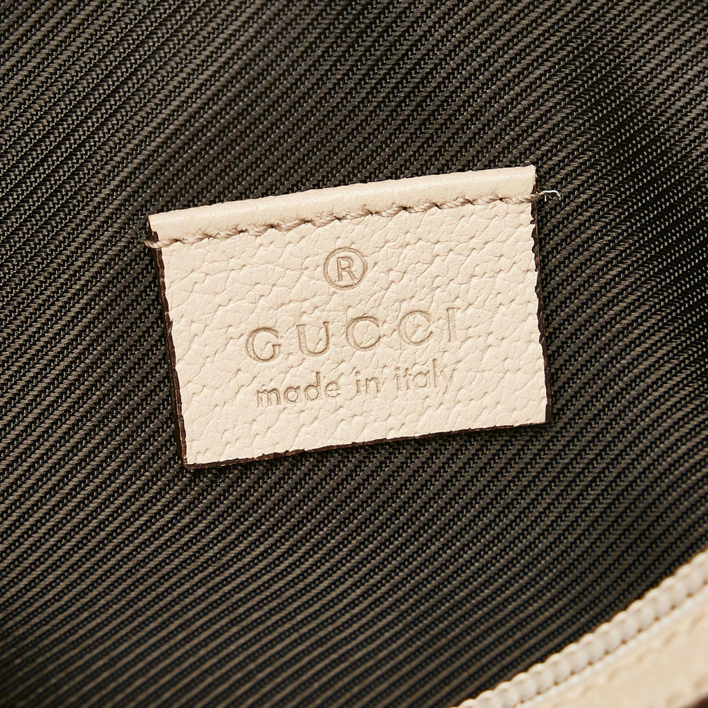 Gucci Abbey Gucci Canvas Baguette (SHG-29370)