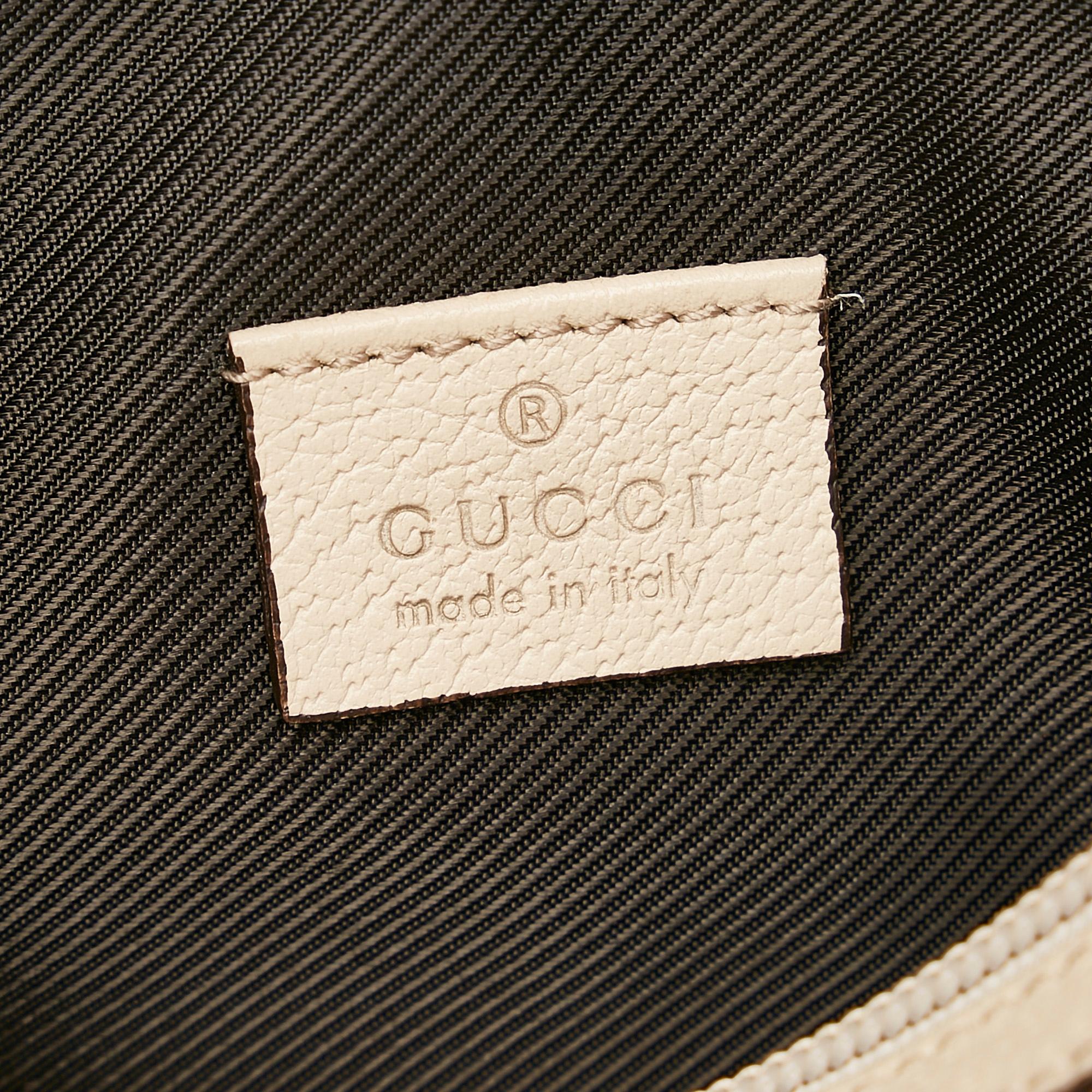 Gucci Abbey Gucci Canvas Baguette (SHG-29370)