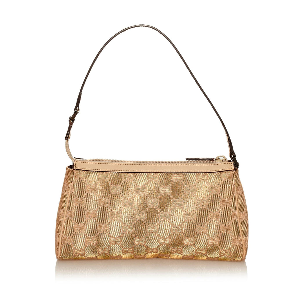 Gucci Abbey Gucci Canvas Baguette (SHG-29559)