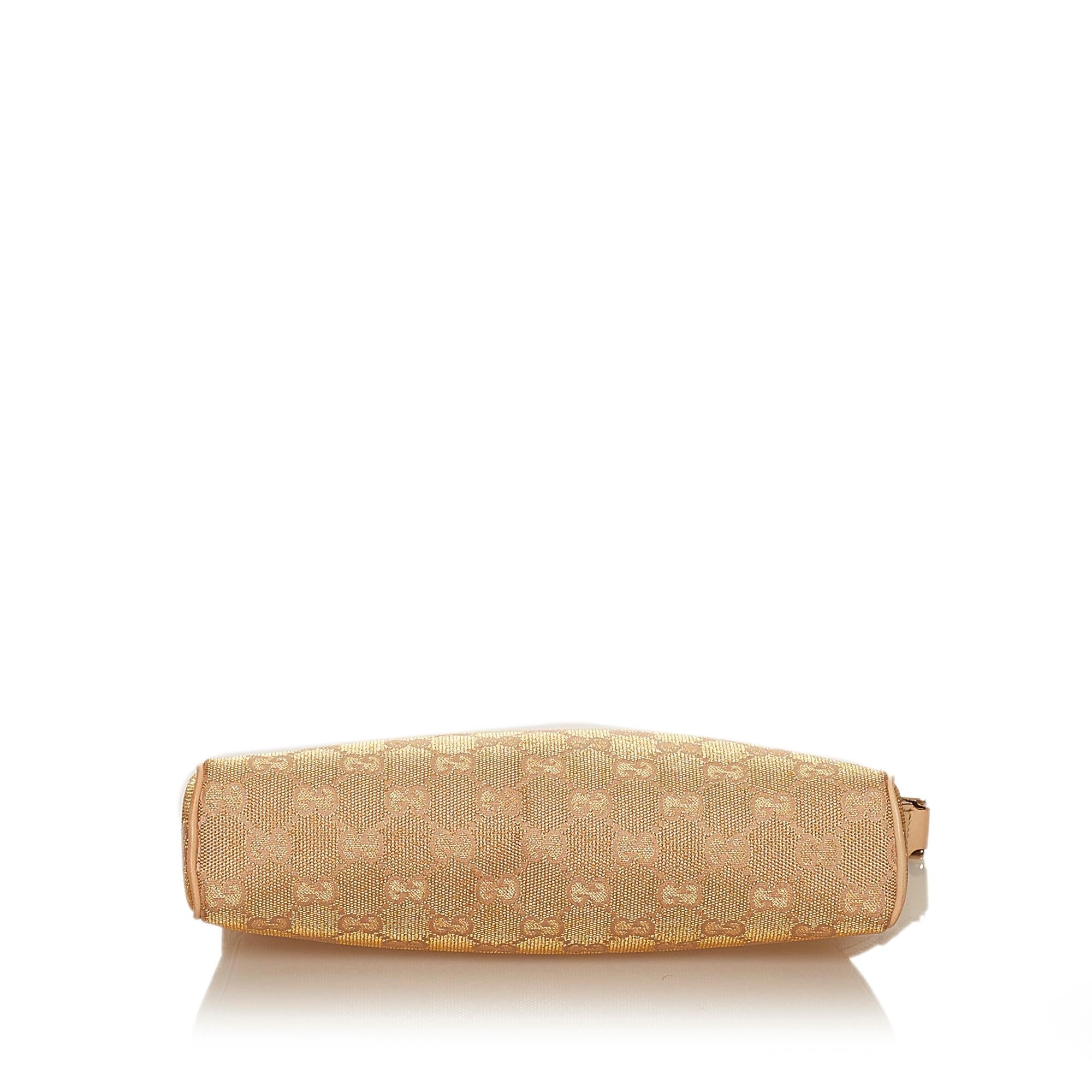 Gucci Abbey Gucci Canvas Baguette (SHG-29559)