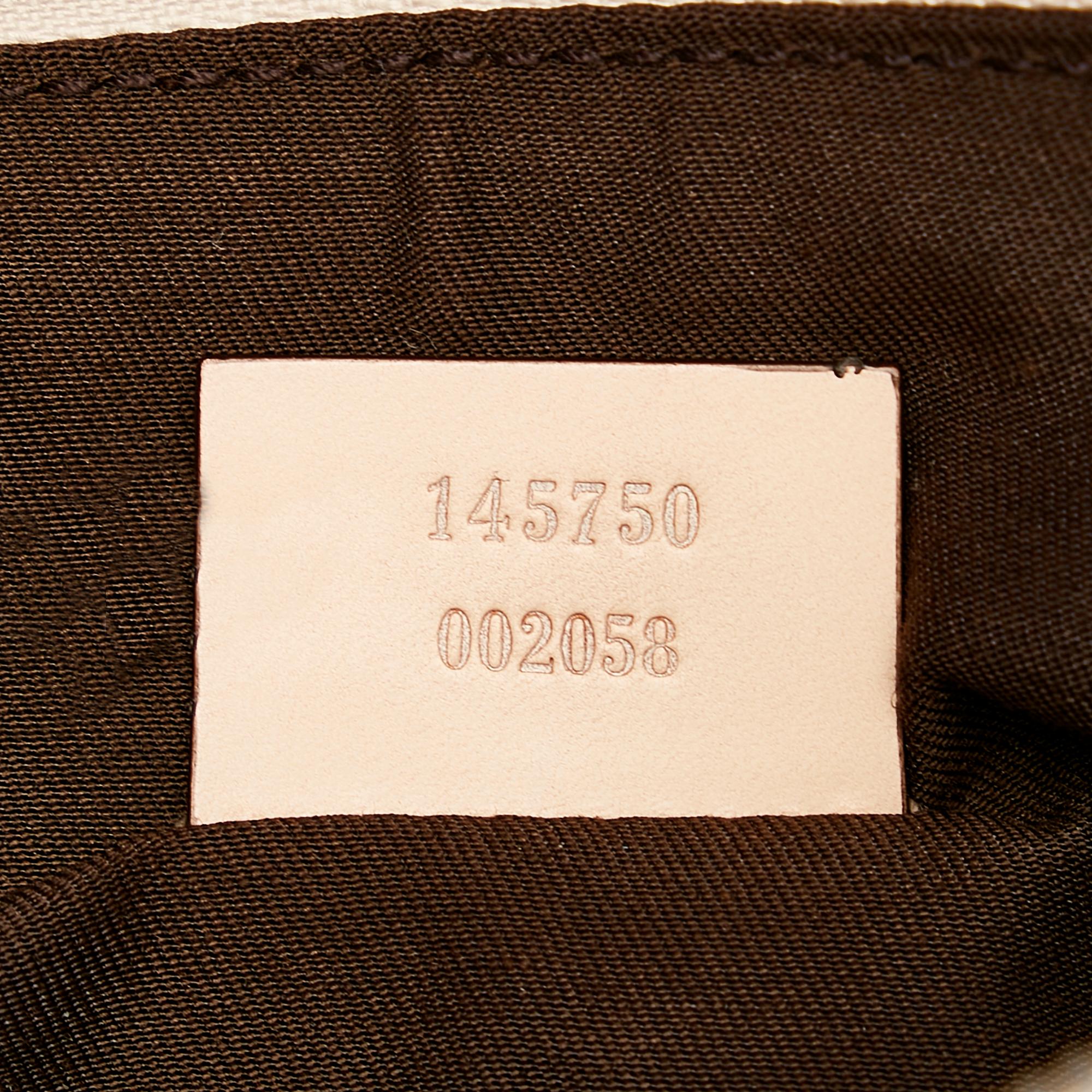 Gucci Abbey Gucci Canvas Baguette (SHG-29559)
