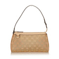 Gucci Abbey Gucci Canvas Baguette (SHG-29559)