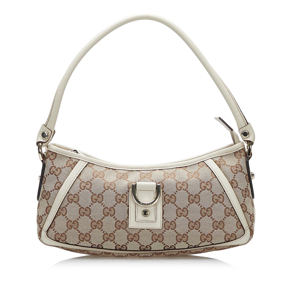 Gucci Abbey GG Canvas Baguette (SHG-37192)