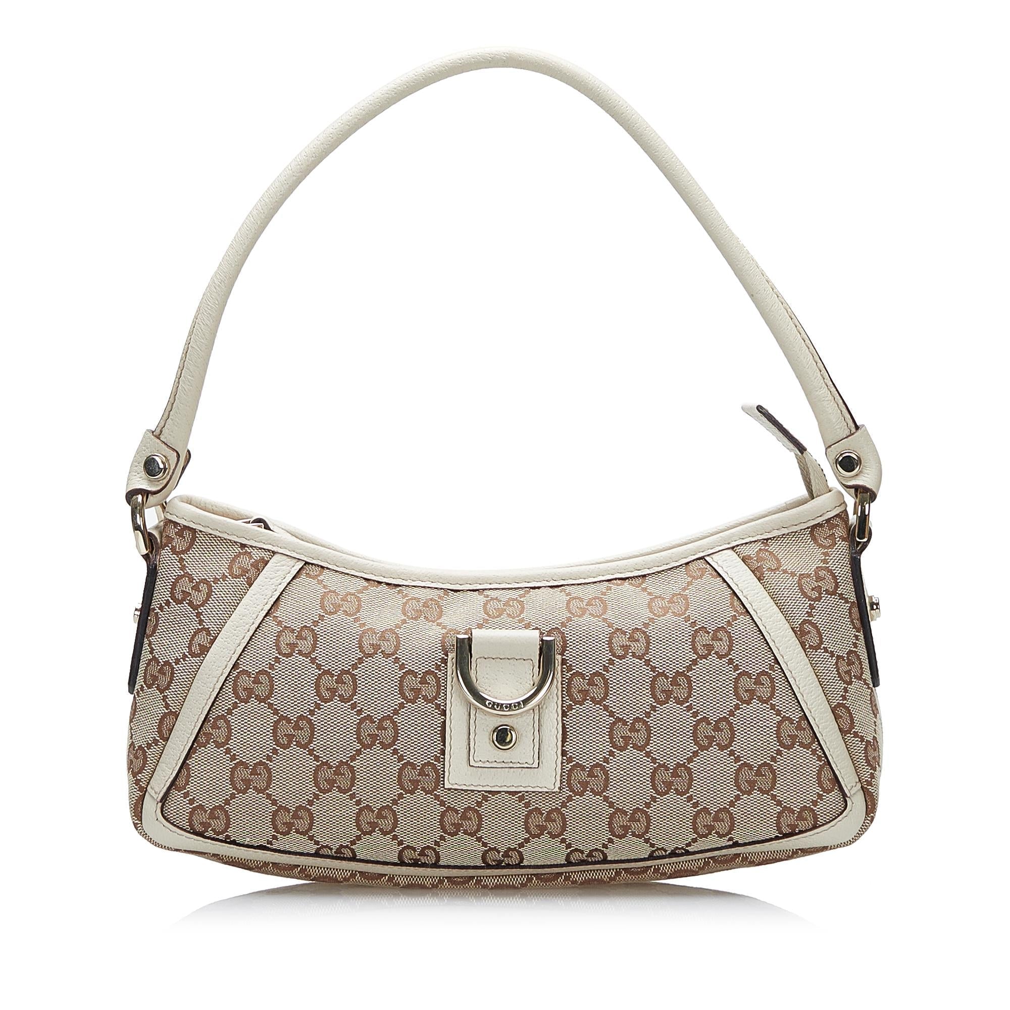 Gucci Abbey GG Canvas Baguette (SHG-37192)