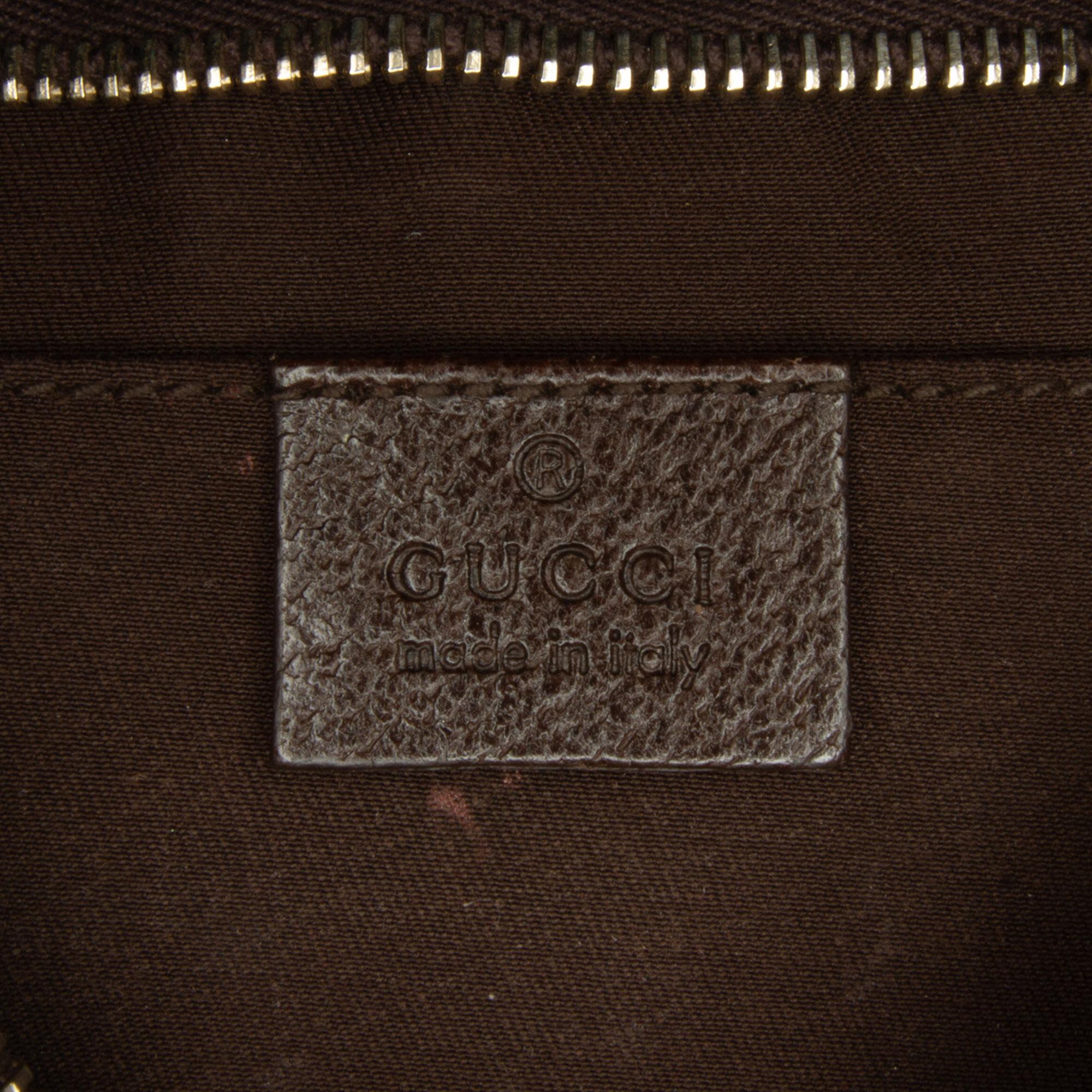 Gucci Abbey GG Canvas Baguette (SHG-1o7xzY)