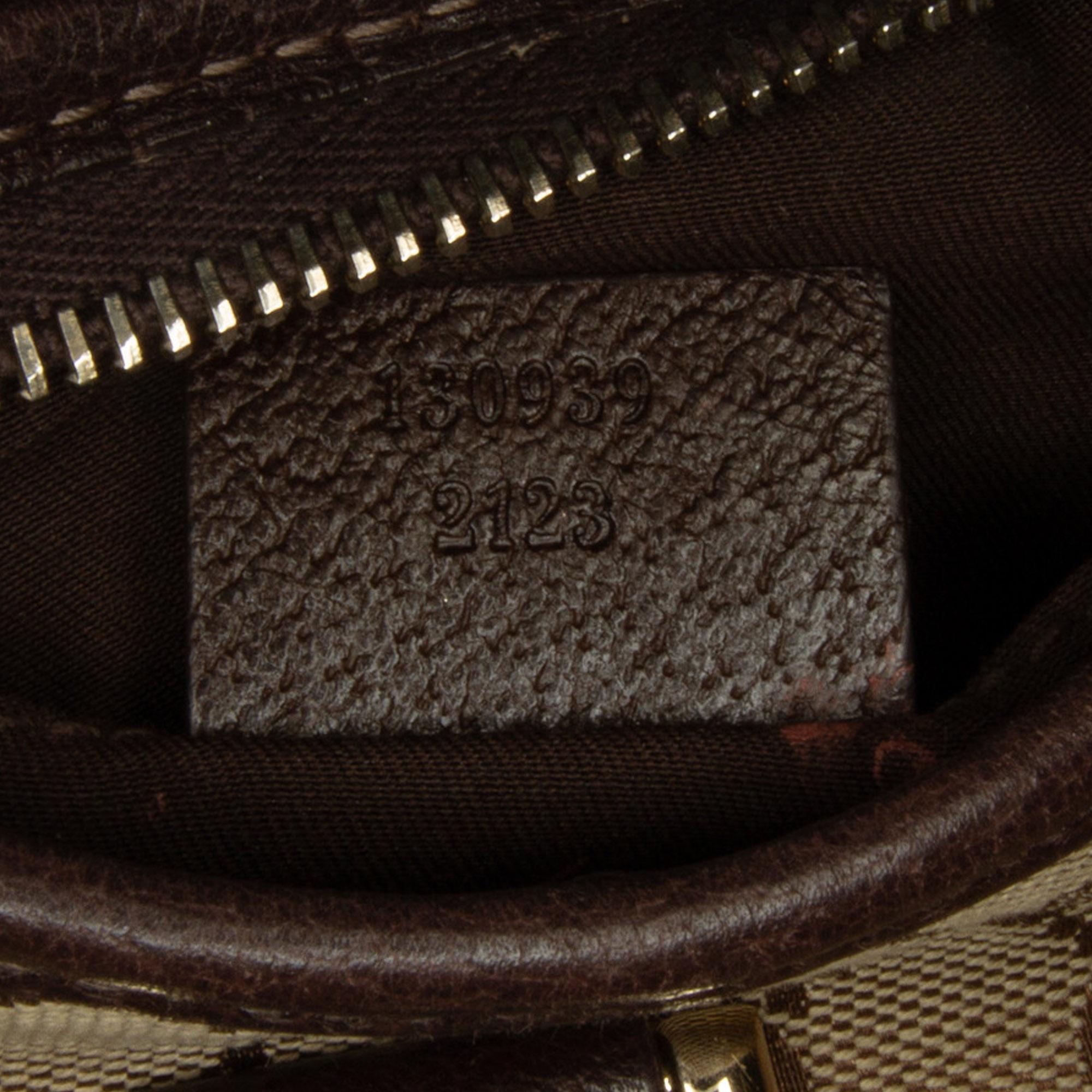 Gucci Abbey GG Canvas Baguette (SHG-1o7xzY)