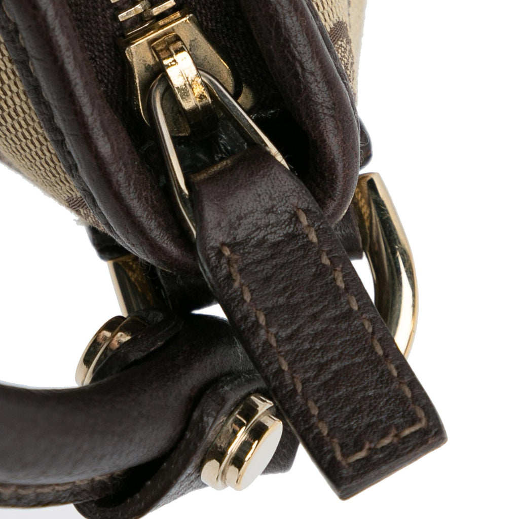 Gucci Abbey GG Canvas Baguette (SHG-1o7xzY)