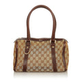 Gucci Abbey Gucci Canvas Boston Bag (SHG-25641)