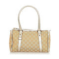 Gucci Abbey Gucci Canvas Boston Bag (SHG-31972)