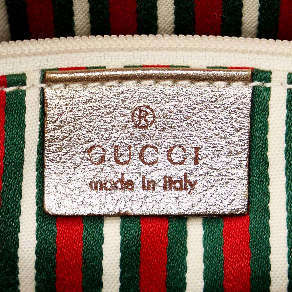 Gucci Abbey Gucci Canvas Boston Bag (SHG-31972)