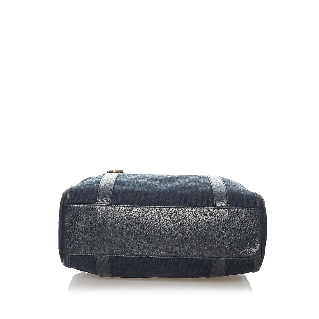 Gucci Abbey Gucci Canvas Boston Bag (SHG-32698)
