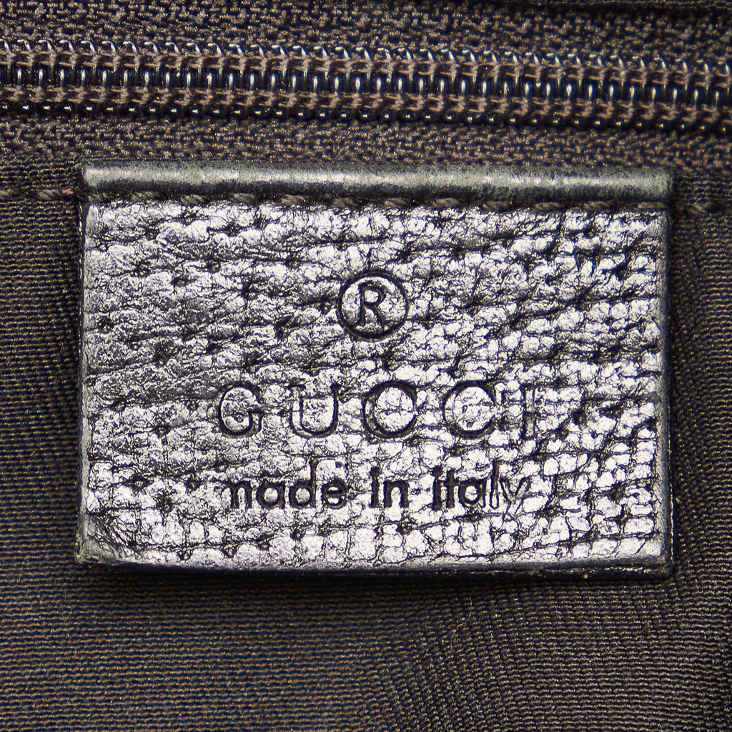Gucci Abbey Gucci Canvas Boston Bag (SHG-32698)