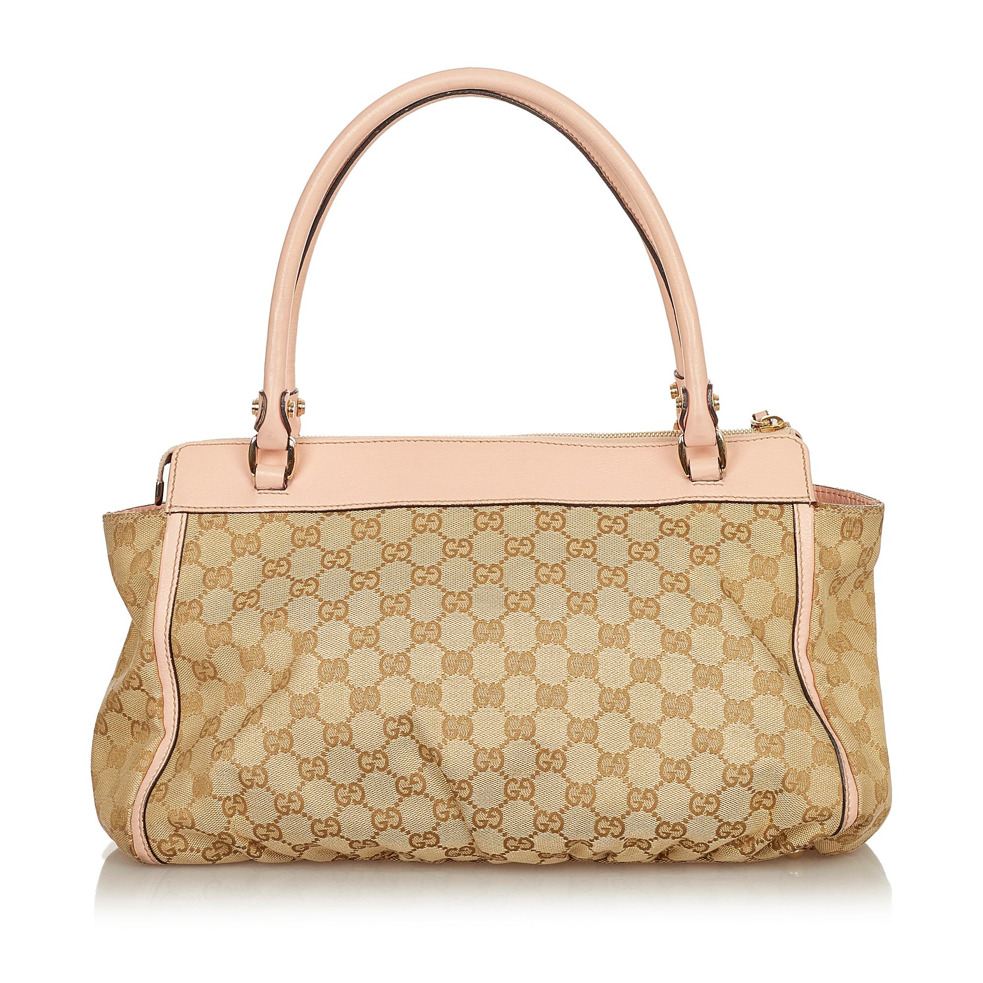 Gucci Abbey Gucci Canvas Shoulder Bag (SHG-24939)