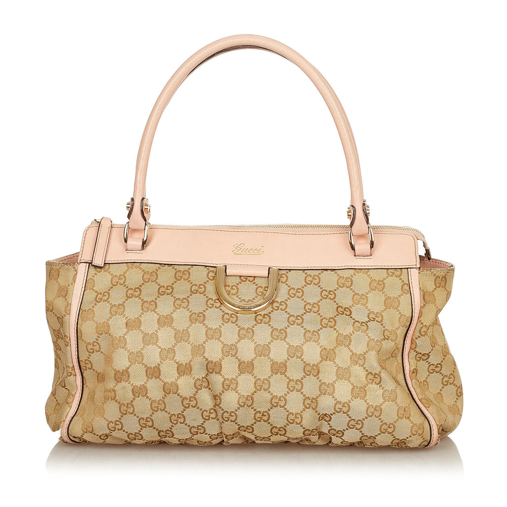Gucci Abbey Gucci Canvas Shoulder Bag (SHG-24939)
