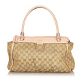 Gucci Abbey Gucci Canvas Shoulder Bag (SHG-24939)