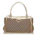 Gucci Abbey Gucci Canvas Shoulder Bag (SHG-29543)