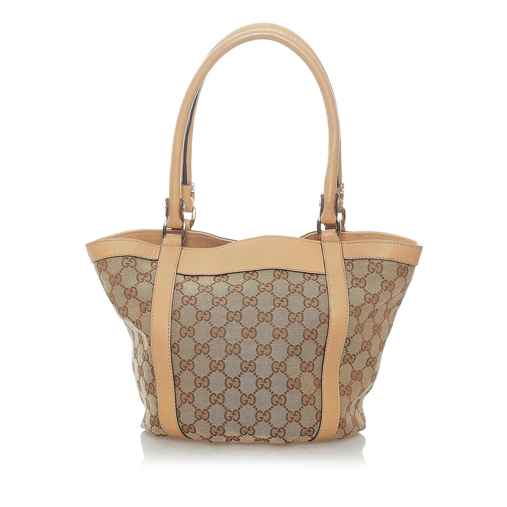 Gucci Abbey Gucci Canvas Shoulder Bag (SHG-30979)