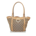 Gucci Abbey Gucci Canvas Shoulder Bag (SHG-30979)