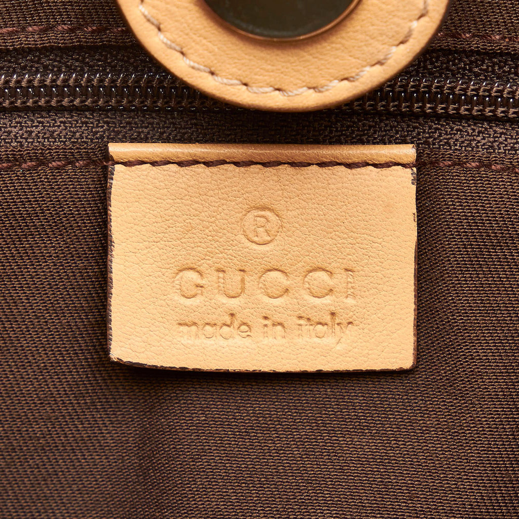 Gucci Abbey Gucci Canvas Shoulder Bag (SHG-30979)