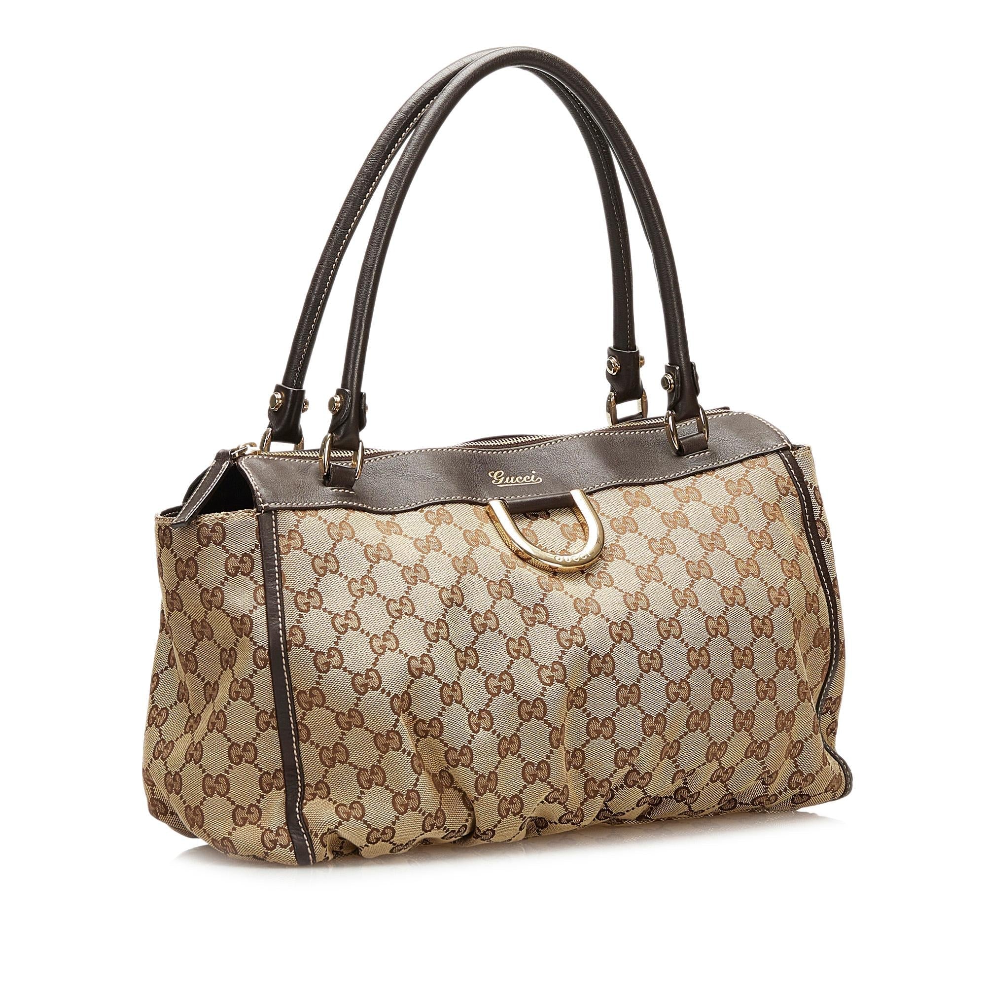 Gucci Abbey GG Canvas Shoulder Bag (SHG-35422)