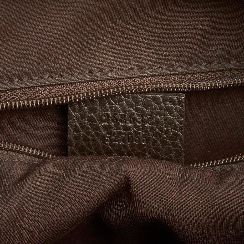 Gucci Abbey Leather Shoulder Bag (SHG-37759)