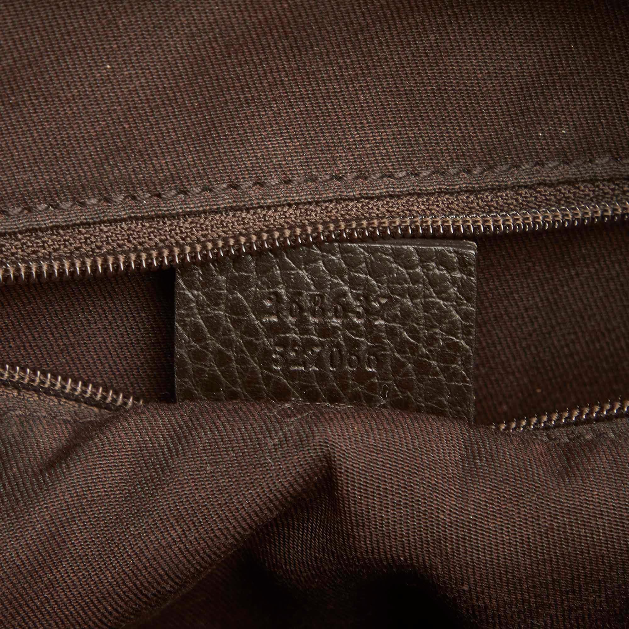Gucci Abbey Leather Shoulder Bag (SHG-37759)