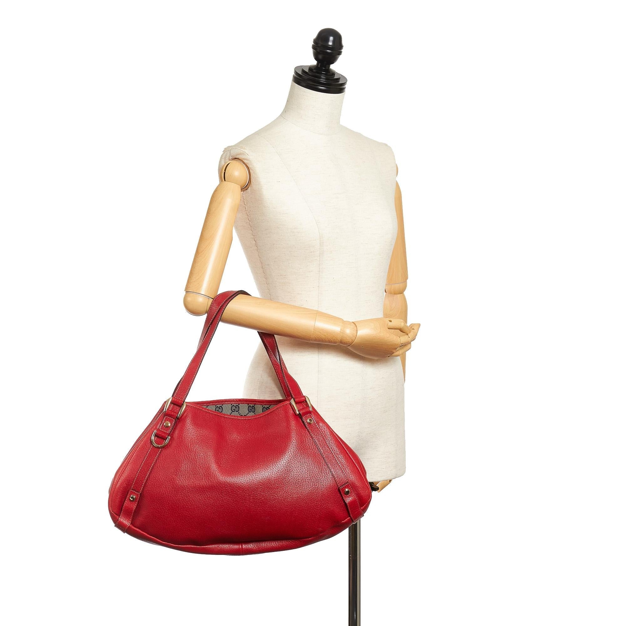 Gucci Abbey Leather Tote Bag (SHG-37327)