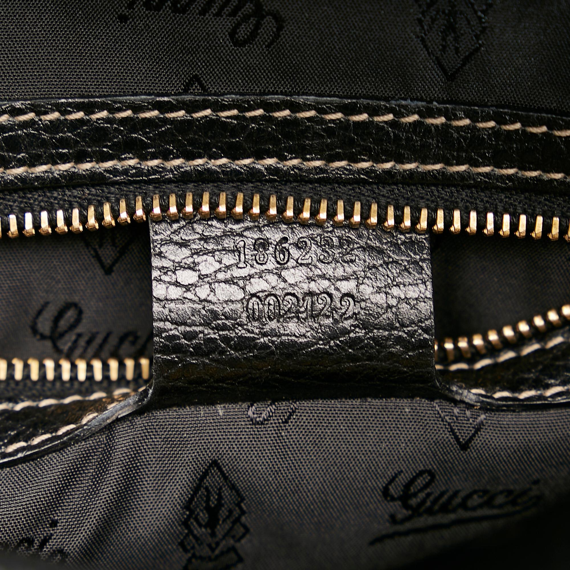 Gucci Aviatrix Leather Boston Bag (SHG-35967)