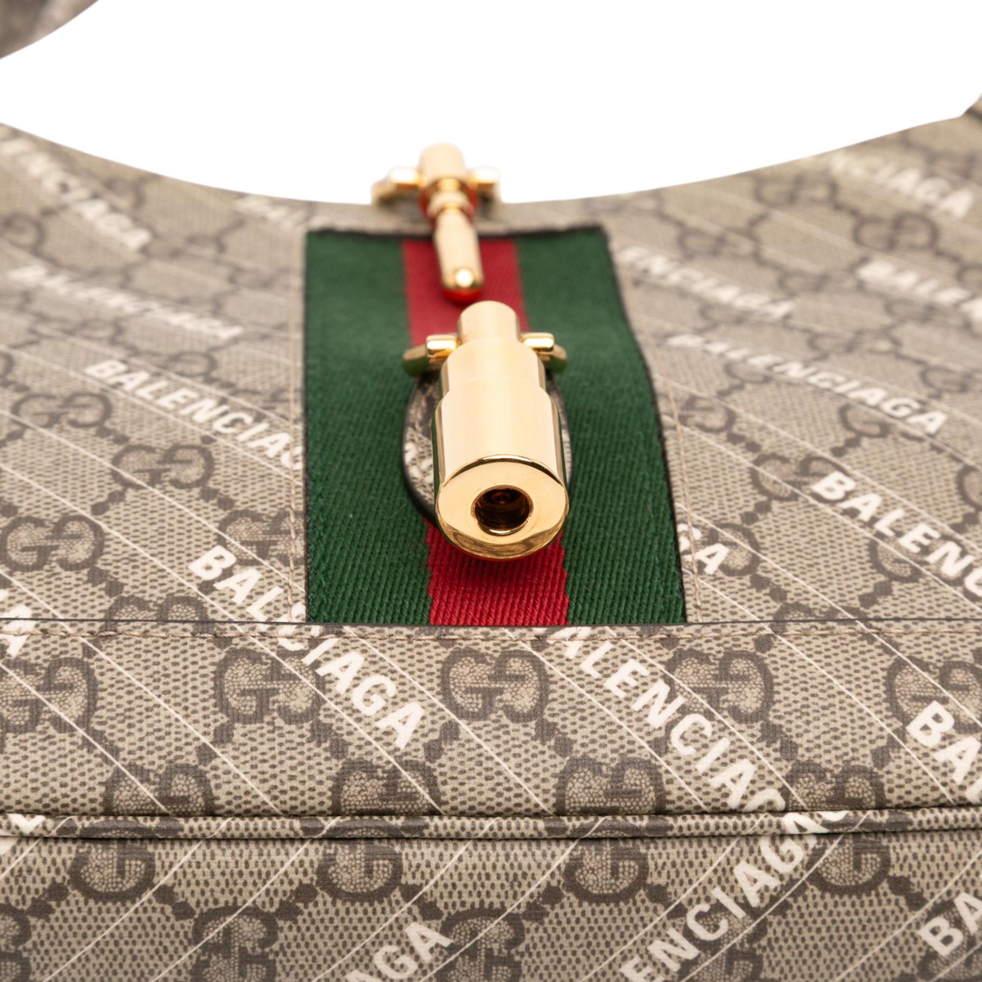 Gucci Balenciaga The Hacker Project Small GG Supreme Web Jackie 1961
