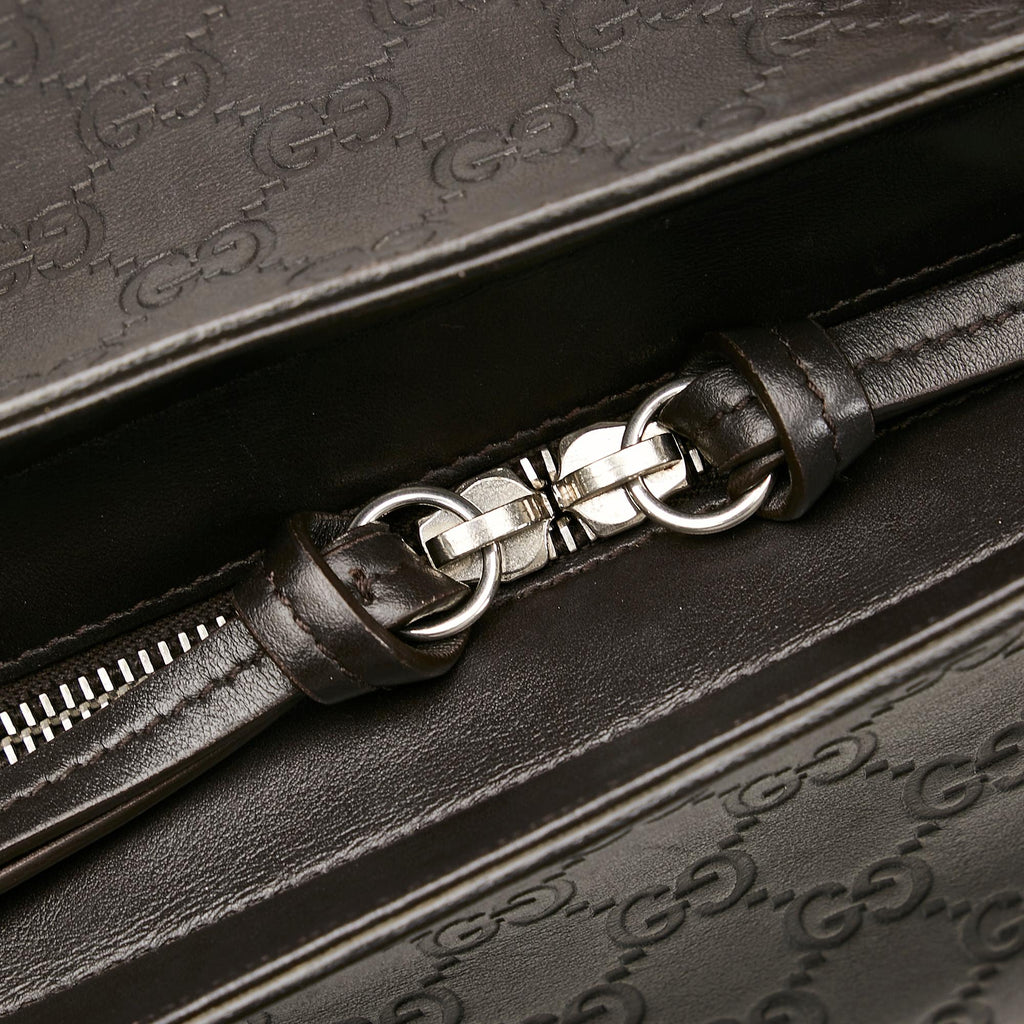 Gucci Bamboo Bar Guccissima Satchel (SHG-5c7shZ)